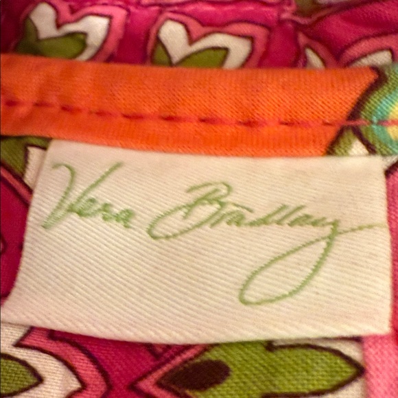 Vera Bradley Quilted Pink Paisley Hobo Bag - Picture 5 of 10